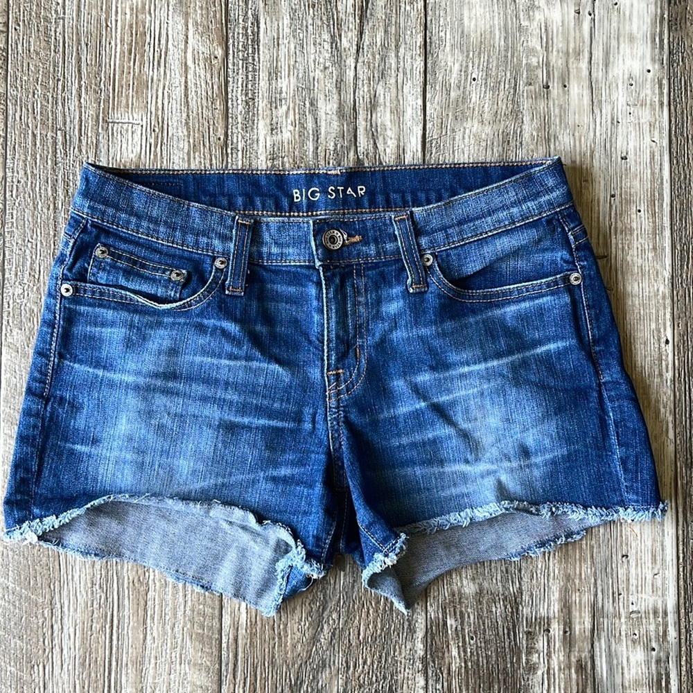 BIG STAR DENIM JEAN SHORTS, 27